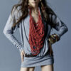 Deep Cut Jersey Dress Deep Cut Jersey Dress