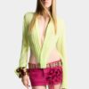 Deep Cut Sheer Shirt Deep Cut Sheer Shirt