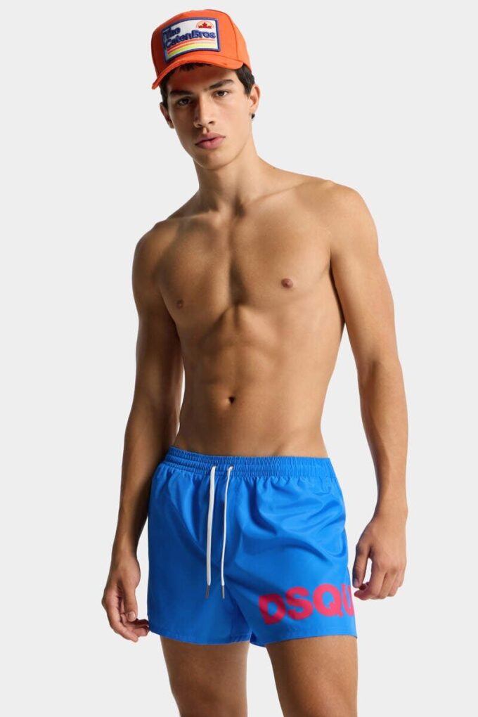 Dsquared2 Logo Midi Swim Boxer Dsquared2 Logo Midi Swim Boxer