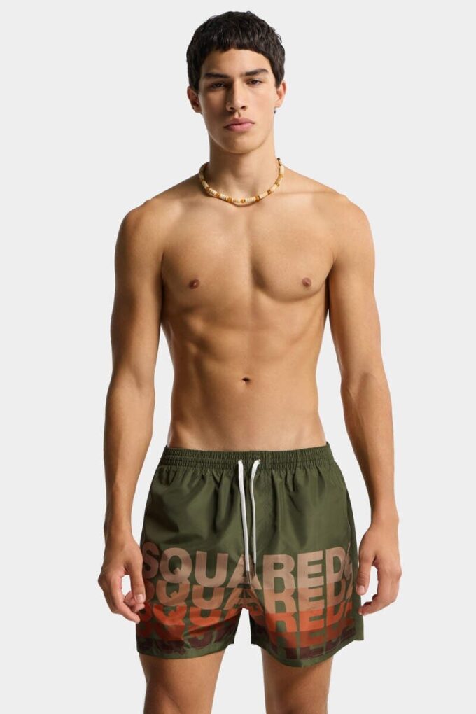 Dsquared2 Logo Midi Swim Boxer Dsquared2 Logo Midi Swim Boxer
