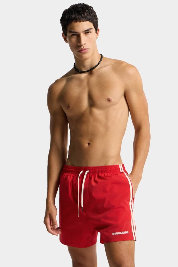 Dsquared2 Logo Midi Swim Boxer Dsquared2 Logo Midi Swim Boxer