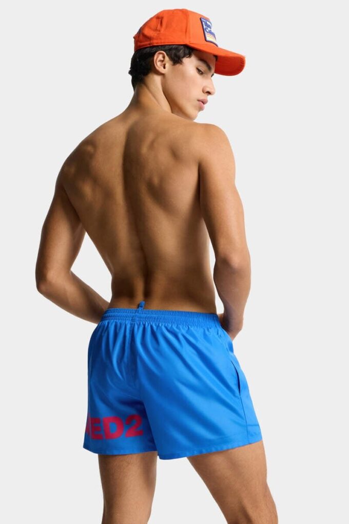 Dsquared2 Logo Midi Swim Boxer Dsquared2 Logo Midi Swim Boxer