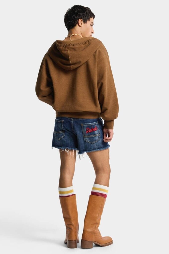 Dsquared2 Rebels Dark Wash Shorts Cut Off Dsquared2 Rebels Dark Wash Shorts Cut Off