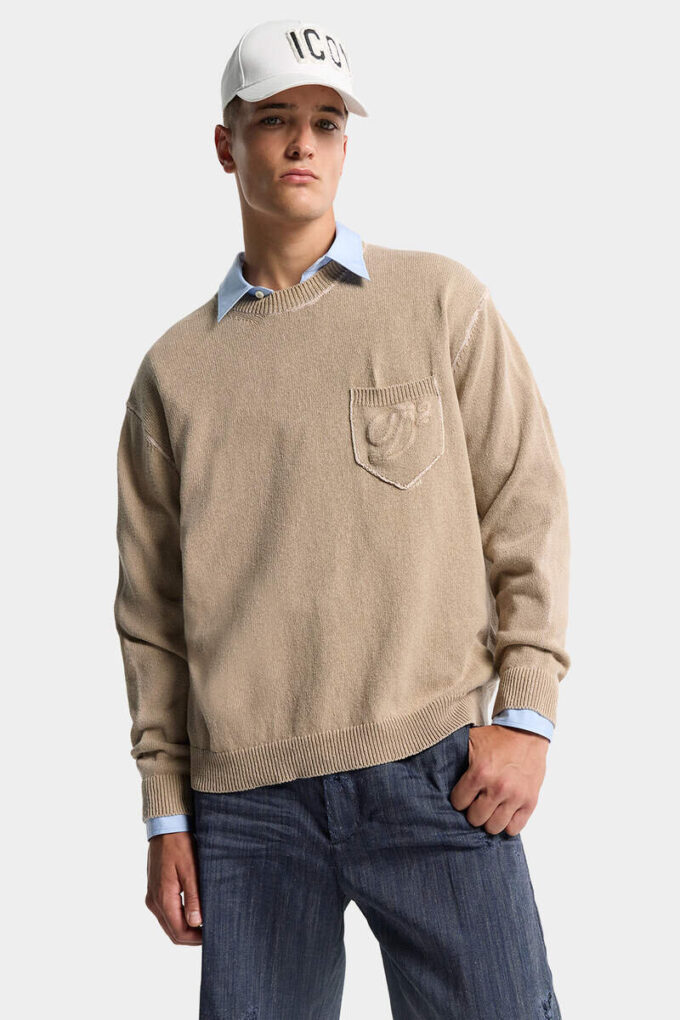 Dsquared2 Signature Jersey Stitch Pullover Dsquared2 Signature Jersey Stitch Pullover