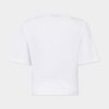 Dsquared2 Tape Cropped Breezy Fit T-Shirt Dsquared2 Tape Cropped Breezy Fit T-Shirt