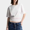 Dsquared2 Tape Cropped Breezy Fit T-Shirt Dsquared2 Tape Cropped Breezy Fit T-Shirt