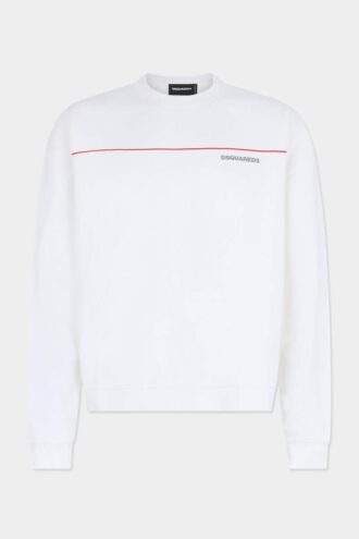 Dsquared2 Tape Relax Fit Crewneck Dsquared2 Tape Relax Fit Crewneck