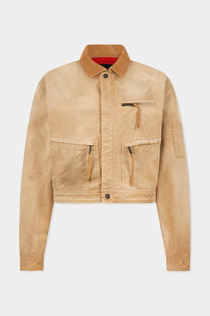 Garment Dyed Utility Distressed Bomber Garment Dyed Utility Distressed Bomber