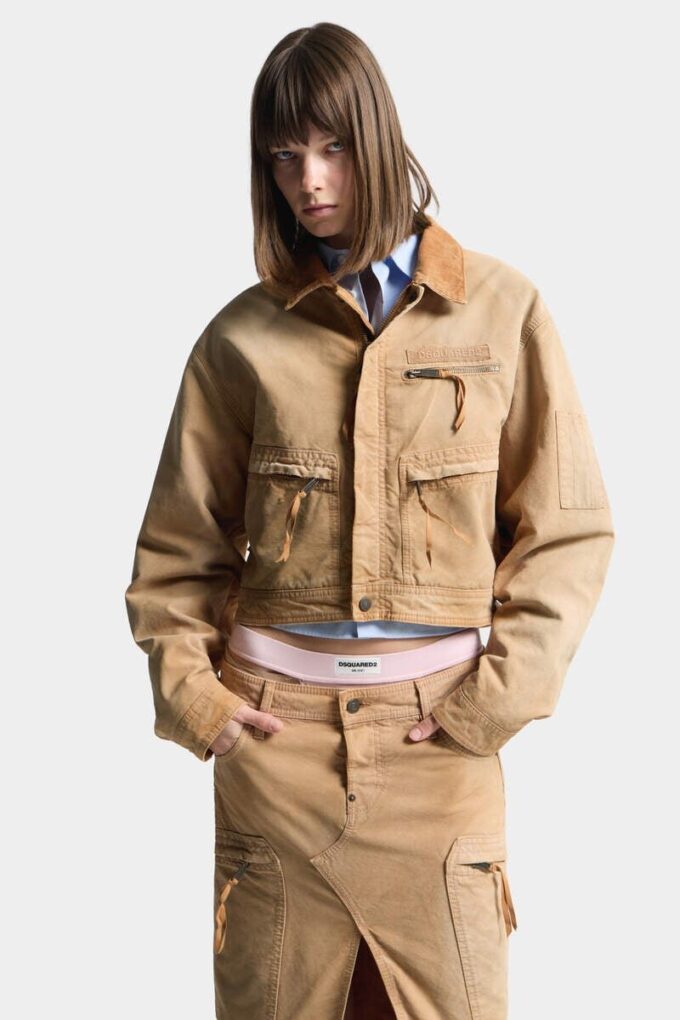 Garment Dyed Utility Distressed Bomber Garment Dyed Utility Distressed Bomber