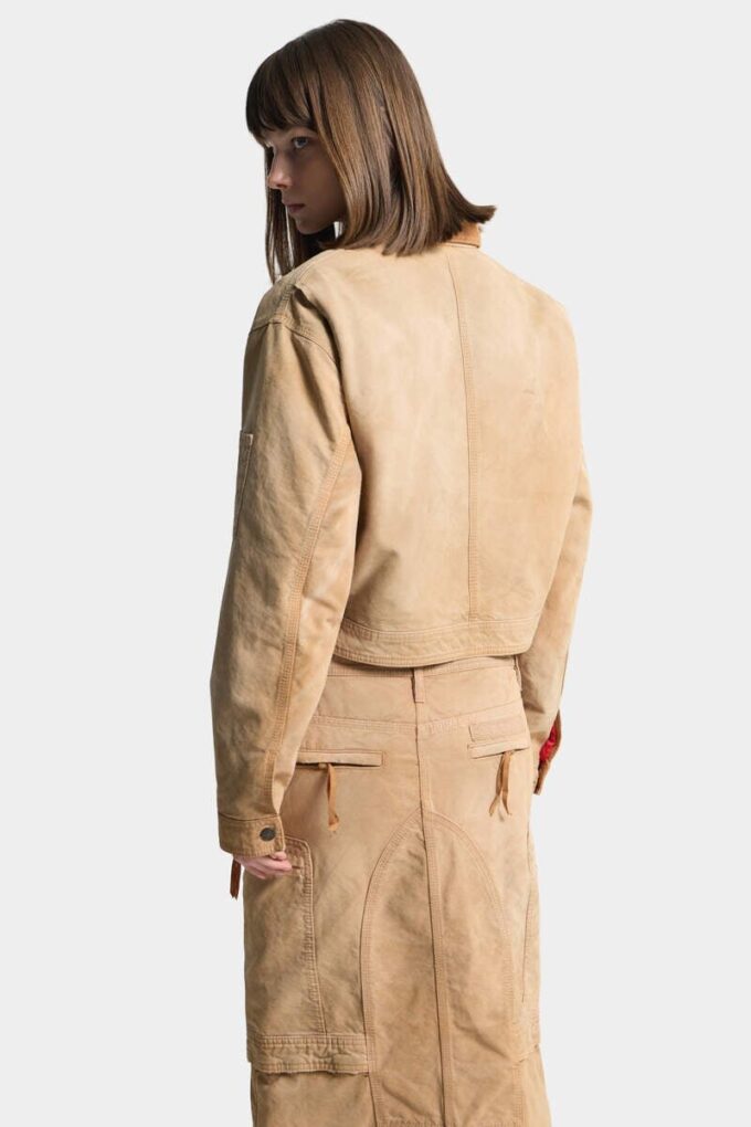Garment Dyed Utility Distressed Bomber Garment Dyed Utility Distressed Bomber