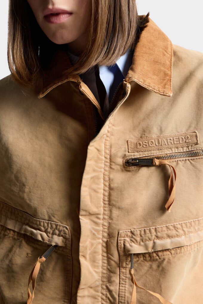 Garment Dyed Utility Distressed Bomber Garment Dyed Utility Distressed Bomber