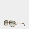 Gold Hype Green Sunglasses Gold Hype Green Sunglasses