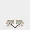 Gold Hype Green Sunglasses Gold Hype Green Sunglasses
