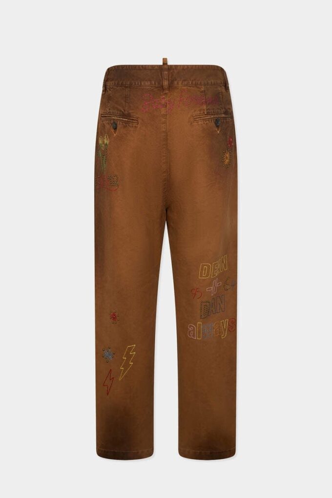 Handmade Scribbles Straight Pant Handmade Scribbles Straight Pant