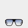Hype Black White Pattern Sunglasses