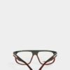 Hype Brown Horn Olive Optical Glasses Hype Brown Horn Olive Optical Glasses