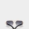 Hype Gold Black Sunglasses