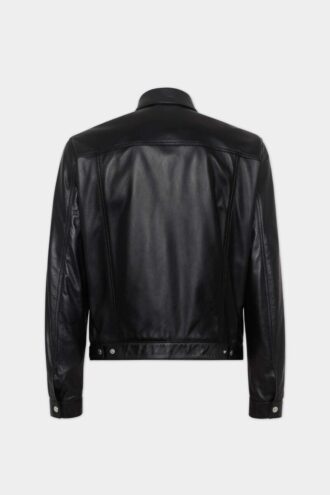Leather Boxy Jean Jacket Leather Boxy Jean Jacket