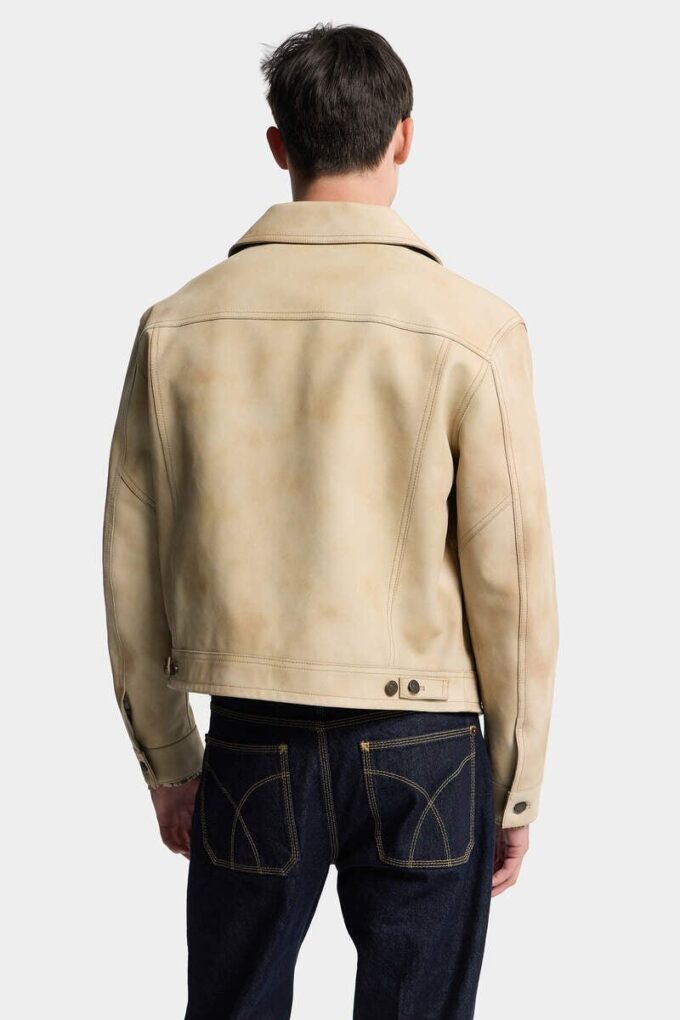 Leather Jean Jacket Leather Jean Jacket
