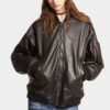 Leather Oversize Cyprus Bomber Leather Oversize Cyprus Bomber