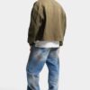 Light Dirty Wash Loose Twist Jeans