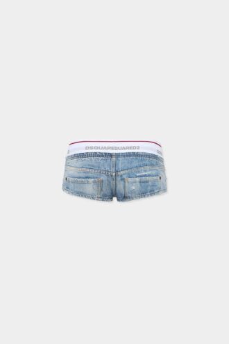 Light Undle Jean Hot Pants