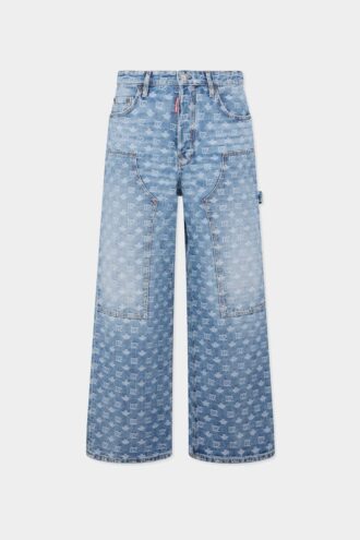 Light Wash Baggy Carpenter Jeans