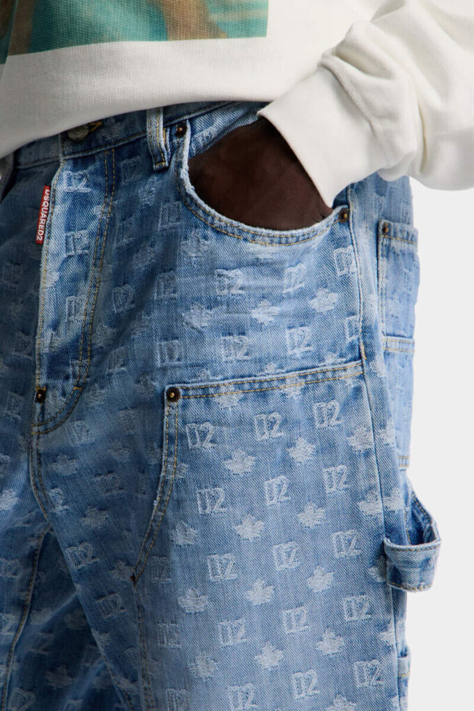 Light Wash Baggy Carpenter Jeans Light Wash Baggy Carpenter Jeans