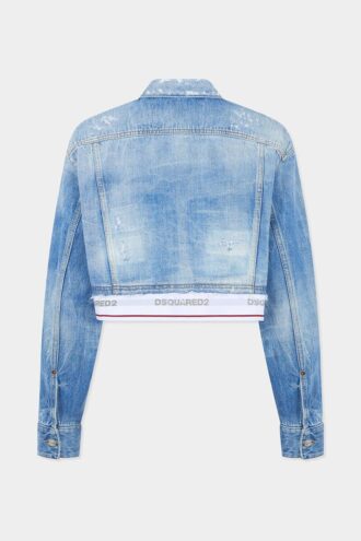 Light Wash Boxy Jean Jacket Light Wash Boxy Jean Jacket