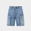 Light Wash Utility Shorts Light Wash Utility Shorts