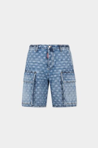 Light Wash Utility Shorts Light Wash Utility Shorts