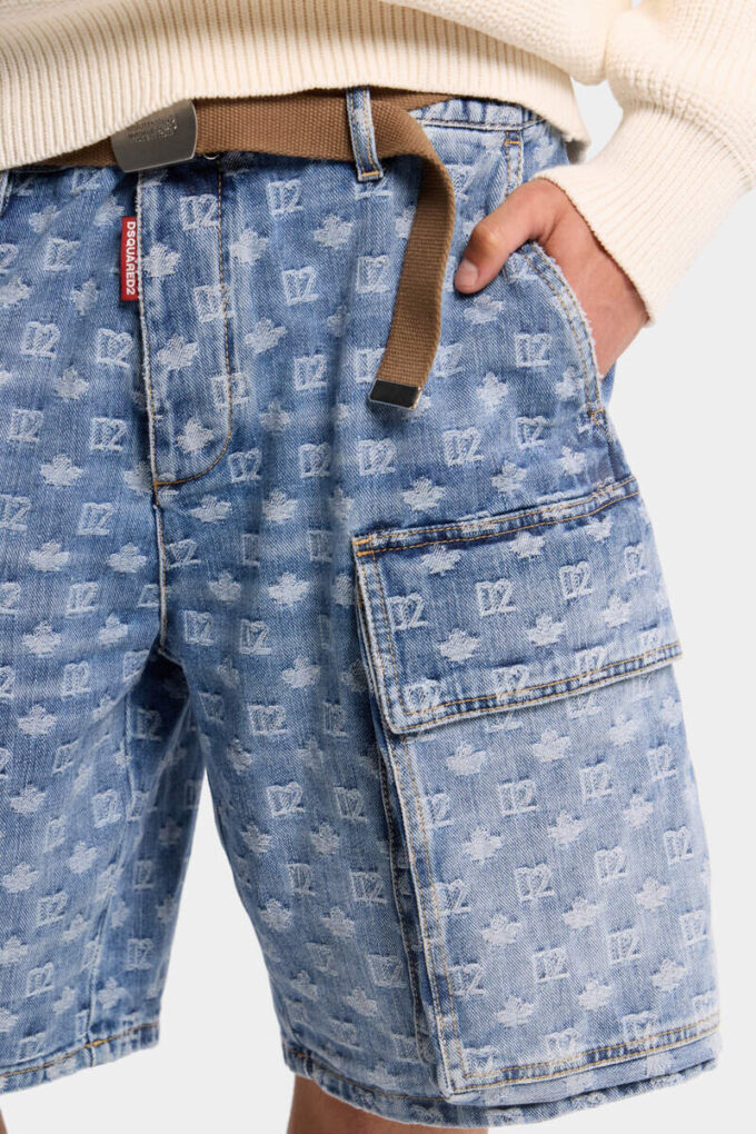 Light Wash Utility Shorts Light Wash Utility Shorts