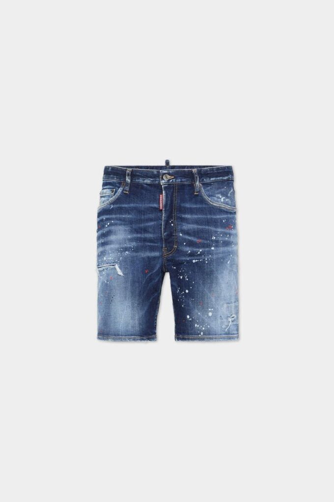 Medium Red Spots Wash Marine Shorts Medium Red Spots Wash Marine Shorts