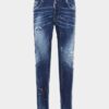 Medium Red Spots Wash Tidy Biker Jeans Medium Red Spots Wash Tidy Biker Jeans