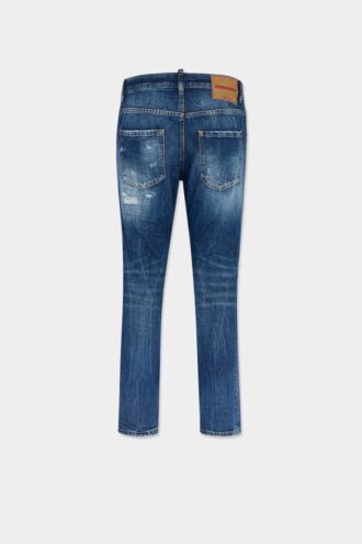 Medium Ripped Wash Teddy Jeans