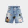 Medium Wash Boxer Shorts Medium Wash Boxer Shorts