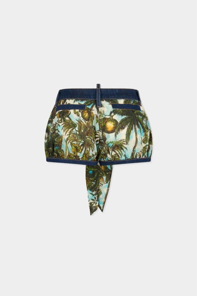 Monkey Business Denim Mix Balloon Hot Pants Monkey Business Denim Mix Balloon Hot Pants