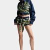 Monkey Business Denim Mix Balloon Hot Pants Monkey Business Denim Mix Balloon Hot Pants