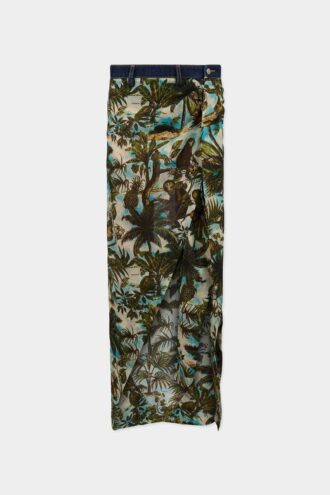Monkey Business Long Denim Skirt Monkey Business Long Denim Skirt