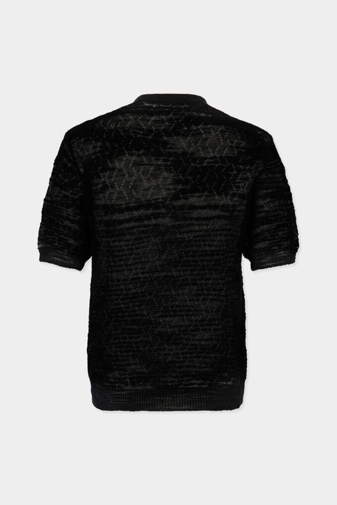 Open Work Knit T-Shirt Open Work Knit T-Shirt