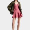 Oxford Denim Flouncy Dress Oxford Denim Flouncy Dress