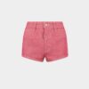 Oxford Denim High Waist Hot Pants Oxford Denim High Waist Hot Pants