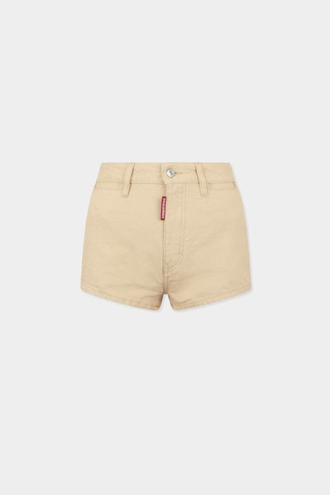 Oxford Denim High Waist Hot Pants Oxford Denim High Waist Hot Pants