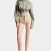 Oxford Denim High Waist Hot Pants Oxford Denim High Waist Hot Pants