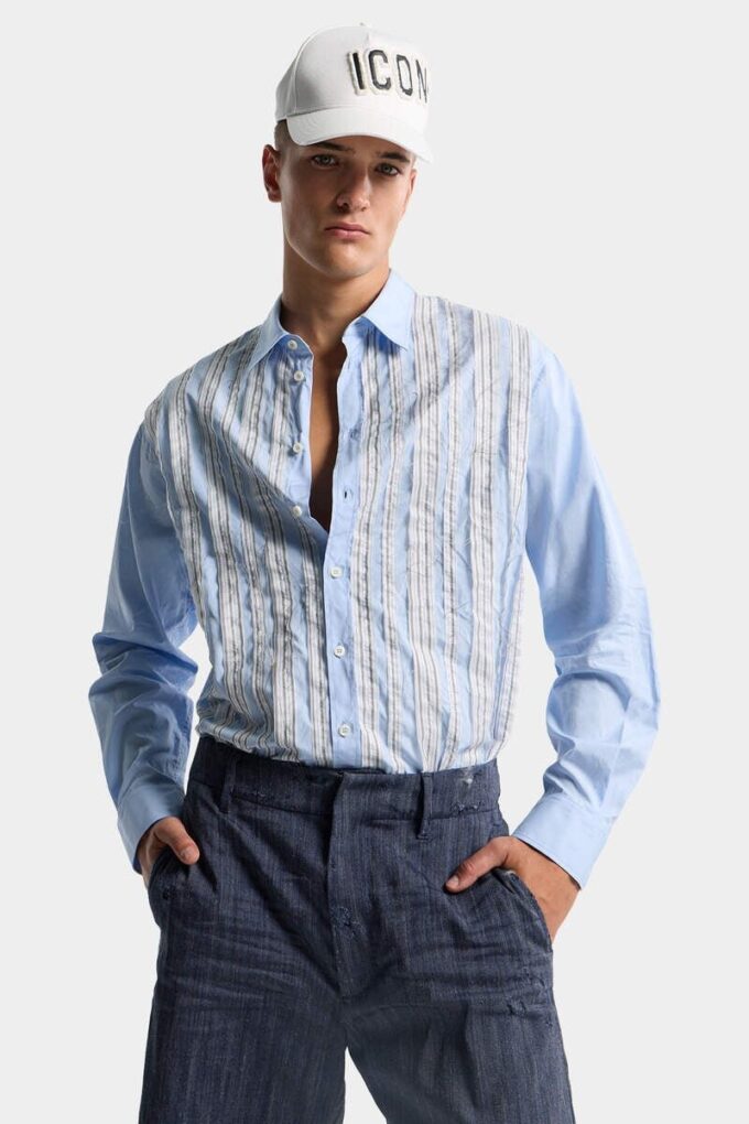Raw-Cut Dropped Shoulder Shirt Raw-Cut Dropped Shoulder Shirt