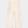 Raw Wash Shiny Baggy Carpenter Jeans