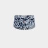 Rebel Hibiscus Dark Flower Wash Shorts Rebel Hibiscus Dark Flower Wash Shorts