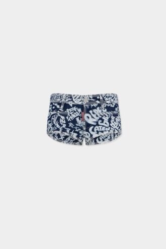 Rebel Hibiscus Dark Flower Wash Shorts Rebel Hibiscus Dark Flower Wash Shorts