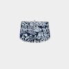 Rebel Hibiscus Dark Flower Wash Shorts Rebel Hibiscus Dark Flower Wash Shorts