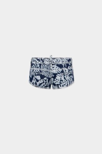 Rebel Hibiscus Dark Flower Wash Shorts Rebel Hibiscus Dark Flower Wash Shorts